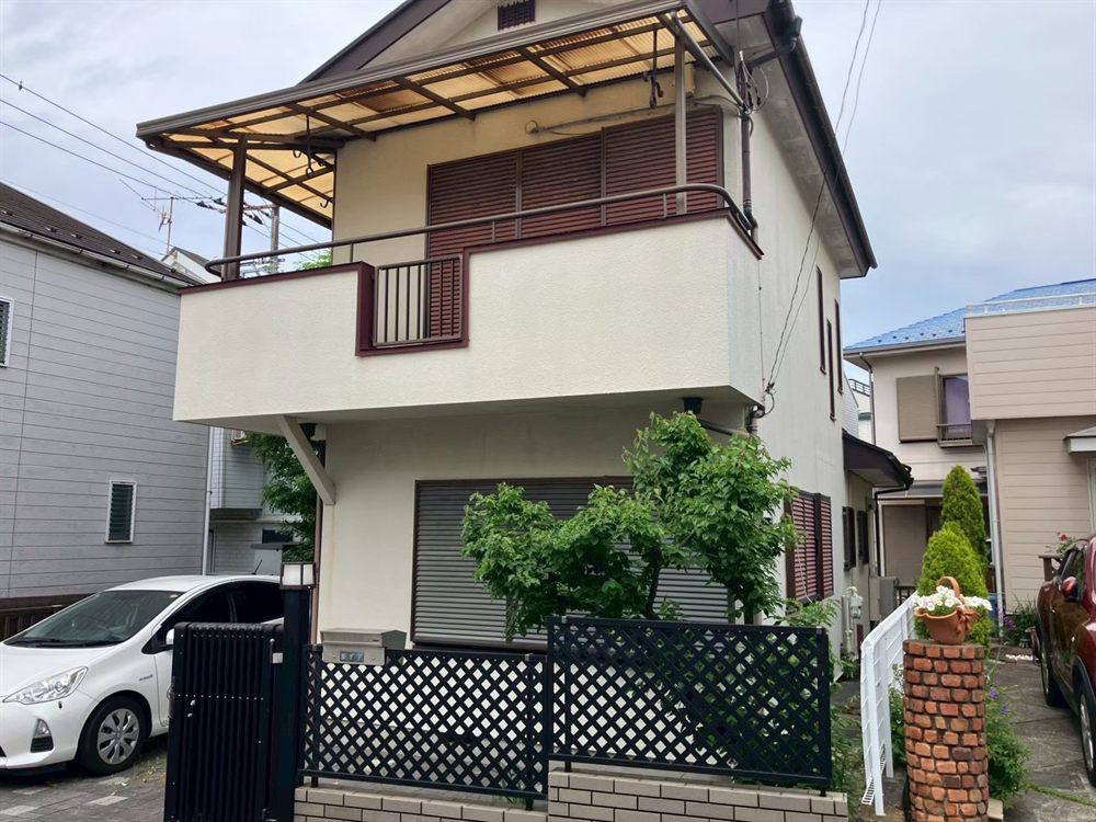 解体前の木造2階建て住宅